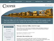 Tablet Screenshot of lwcooper.com